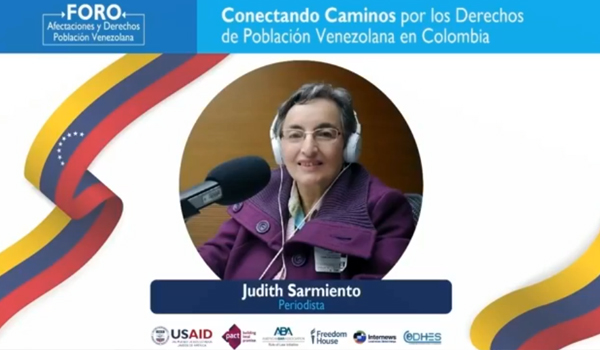Foro Virtual Conectando Caminos por los Derechos de la Población Venezolana en Colombia